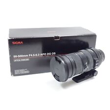 SIGMA APO 50-500 mm F4.5-6.3