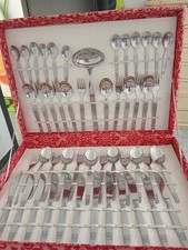 set posate claasiche vintage  acciaio inox da 12 