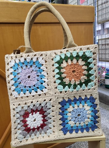 Borsa crochet fatta - , a