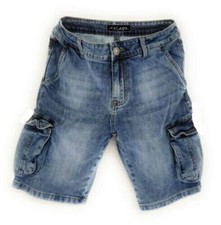 jeans shorts blu tasche