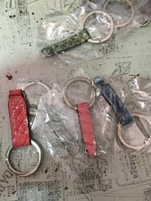 OFFERTA LOTTO 5 PORTACHIAVI ASSORTITI IN PELLE VARI COLORI FASHION 