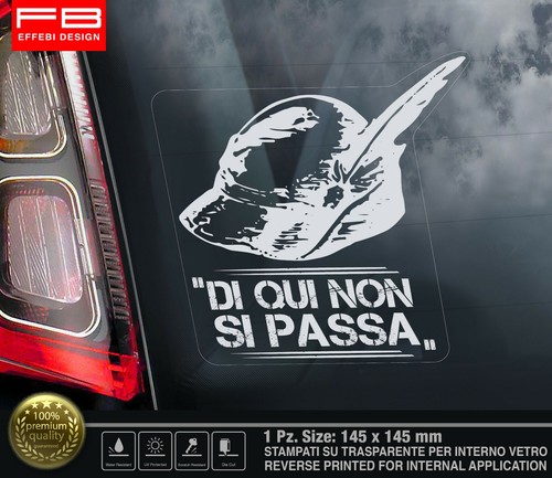 Adesivo sticker alpini ana - adesivo,