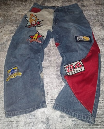 Jeans larghi blu - , grezzo