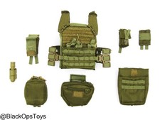 Portatarga MOLLE verde OD
