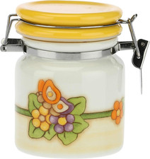 - Barattolo Porta Zucchero Country Con Cucchiaino in Legno