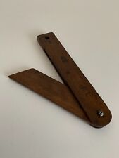 Antica falsa squadra in legno (da falegname)