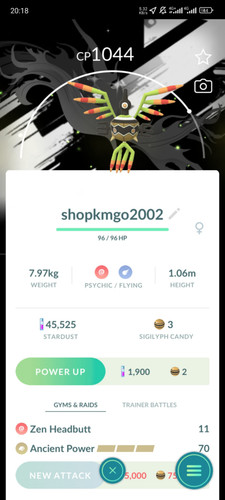 Shiny sigilyph sfondo - ,