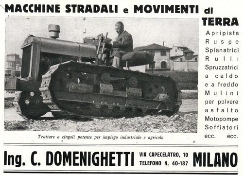 Pubblicita 1940 trattore - 1940,
