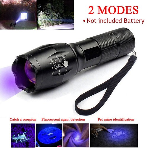 Torcia led zoomabile - uv,