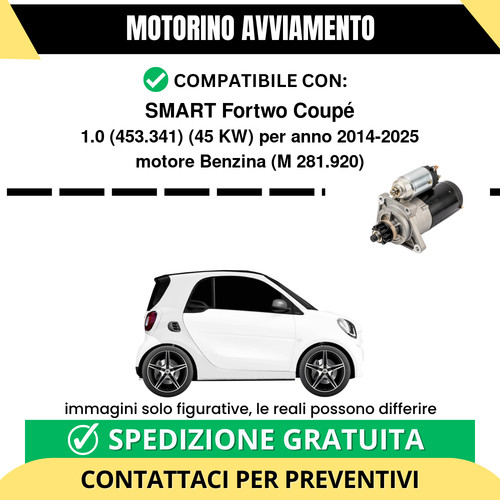 Motorino avviamento smart - avviamento,