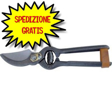 FORBICI POTATURA ACCIAIO E CUOIO 23 CM 2 BUOI MOD. 125 S