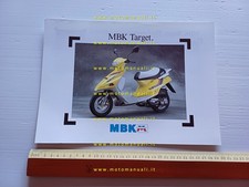 MBK Target 50 scooter depliant