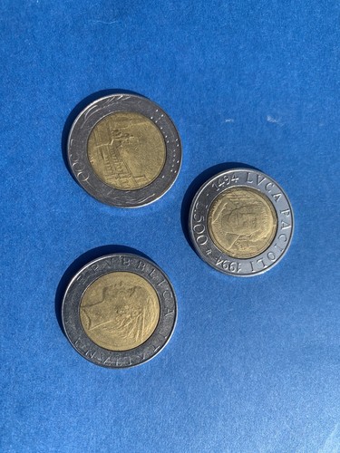 Lotto monete 500 lire - monete,