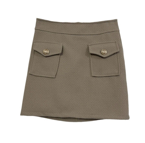 Gonna minigonna beige - tg, s