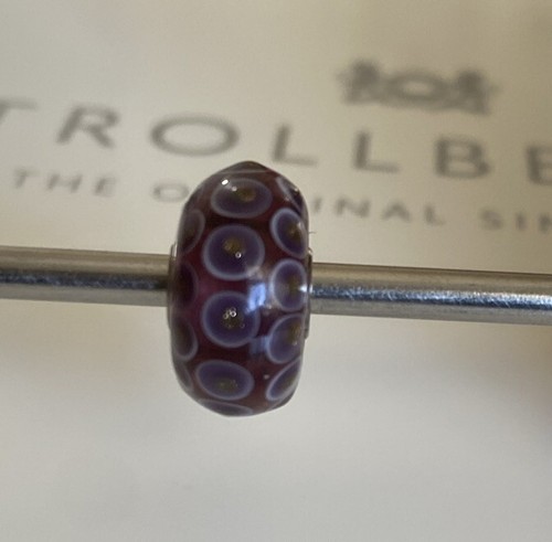 Trollbeads rara perla viola