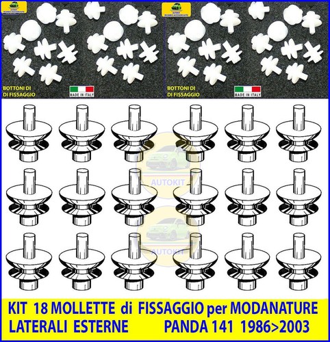 Kit mollette fissaggio - kit,
