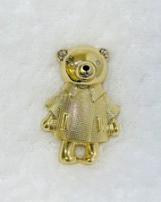 Spilla orsacchiotto tono oro