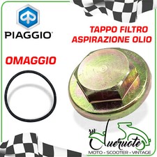 TAPPO SCARICO OLIO MOTORE FILTRO GUARNIZIONE PIAGGIO APRILIA DERBI GILERA GUZZI