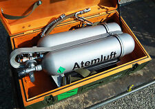 2X Bombole+schienalino  rubinetteria e tubi attacco DIN  in contenitore stagno 