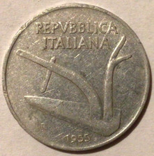 10 LIRE 1955 - REPUBBLICA
