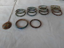 lotto 15 Bracciali  con smalto