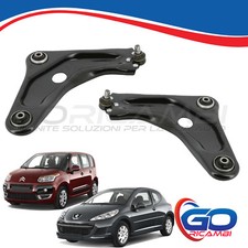 KIT 2 BRACCETTI BRACCI SOSPENSIONE ANTERIORI CITROEN C3 PEUGEOT 207 1.4 1.6 HDI