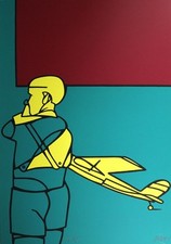 Valerio Adami: Zurigo, 1976 (firmato a mano)