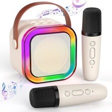 Mini Karaoke con 2 Microfoni -