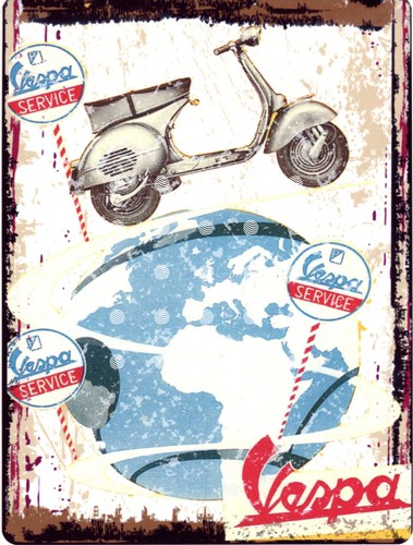 Vespa scooter metal - scooter,