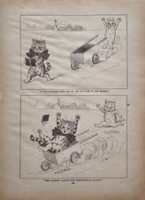 1920 Antico Louis Wain Stampa
