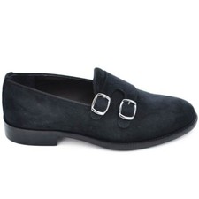 Scarpe mocassino uomo doppia