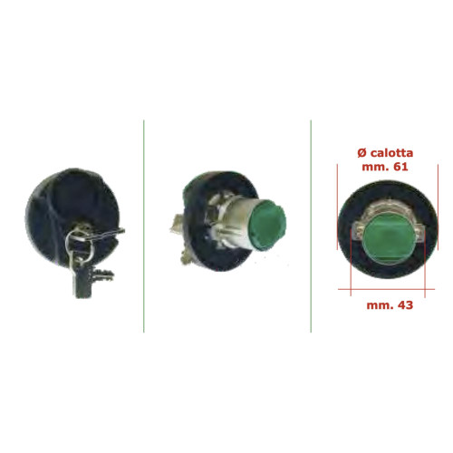 Tappo serbatoio carburante - , per