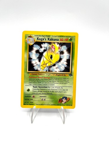 Carta pokemon koga kakuna - carta,