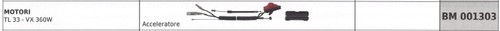 Cavo acceleratore mitsubishi - cavo,