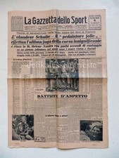 GAZZETTA DELLO SPORT 1938