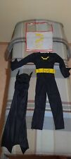 COSTUME / VESTITO DI CARNEVALE DA BATMAN CON MANTELLO X BAMBINO, TAGLIA 6-8 ANNI
