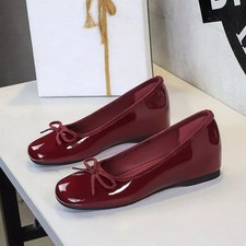 Ballerine Vino Rosso Vernice