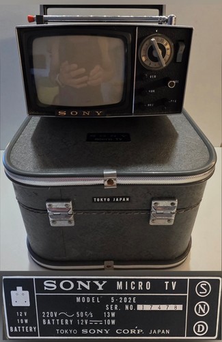 Sony micro 202e 1962 - tv, 5-202e