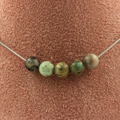 Collana perle turchese del - perle,