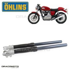 TRIUMPH Thruxton forcella nera OHLINS FG 621 43 retrò