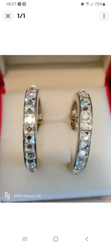 Boucles oreilles argenté - d'oreilles,