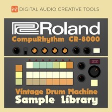 Roland CR-8000 Drum Machine Libreria di campioni (13 campioni) - Accesso immediato