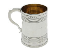 Tazza battesimo vittoriana