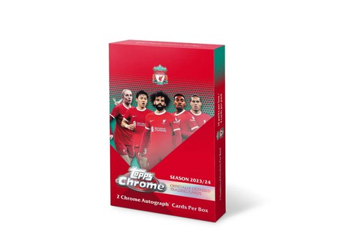 Topps liverpool chrome - fc,