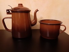 SET CAFFETTIERA E TAZZA  VINTAGE - OTTIMO STATO