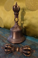 Bellissima Campana Del Tempio Tibetano / Gantha + Dorje, Suono Meraviglioso