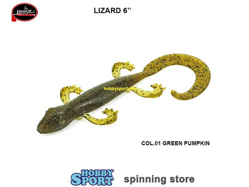 Molix lizard colore - molix, 6"