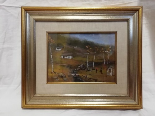 Dipinto paesaggio olio - , su
