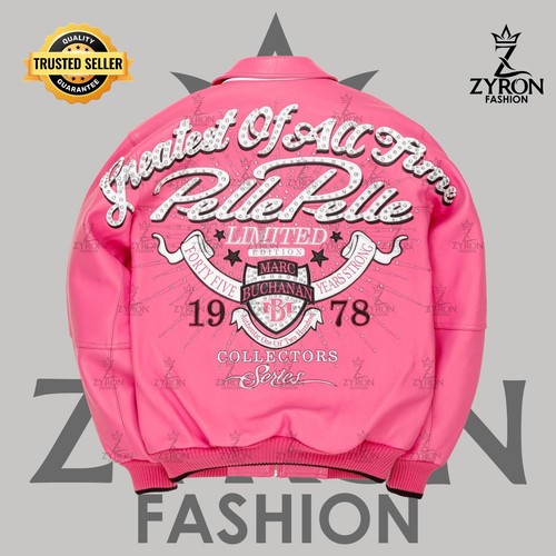 Giacca pelle rosa - pelle,