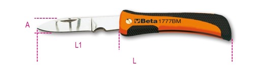 Coltello beta 1777bm - beta, a